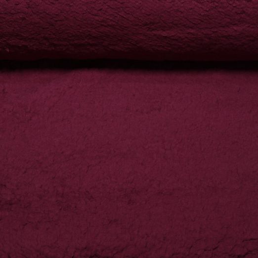 Polaire teddy Ultra doux Benita - Bordeaux