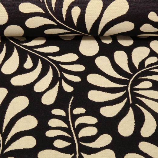 Gobelin - Feuilles Noir