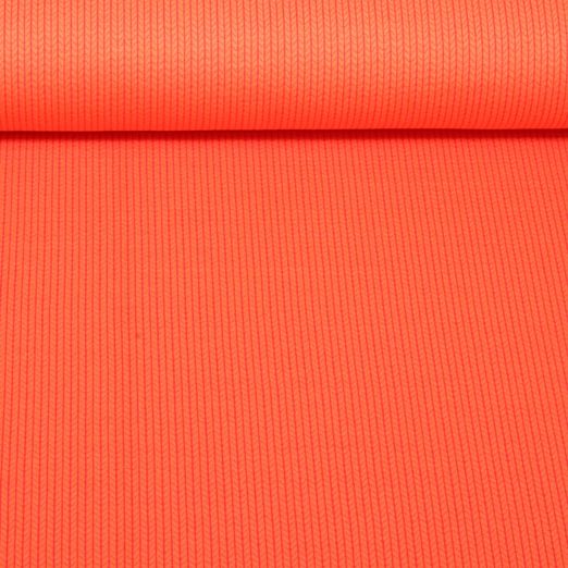 Jersey bio - Albstoffe Jacquard Knit Knit - Orange