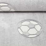 Wellness Fleece - Glow in the Dark Fußball Grau