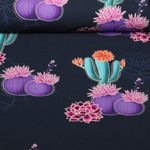 Bio Jersey - Hamburger Liebe Western Fairy Tales Prairie Blossom Navy