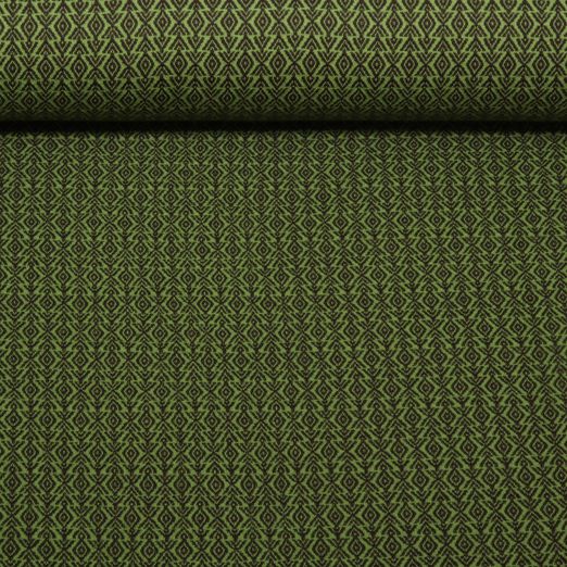 Jersey jacquard bio - Western Fairy Tales Field Knit Vert