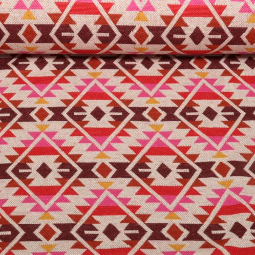 Jersey jacquard bio - Hamburger Liebe Western Fairy Tales Plaid Blanc