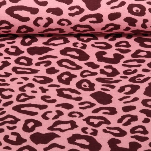 Jersey jacquard bio double face - HHL Western Fairy Tales Safari Rose