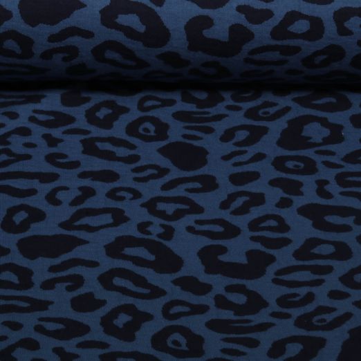 Jersey jacquard bio double face - HHL Western Fairy Tales Safari Bleu