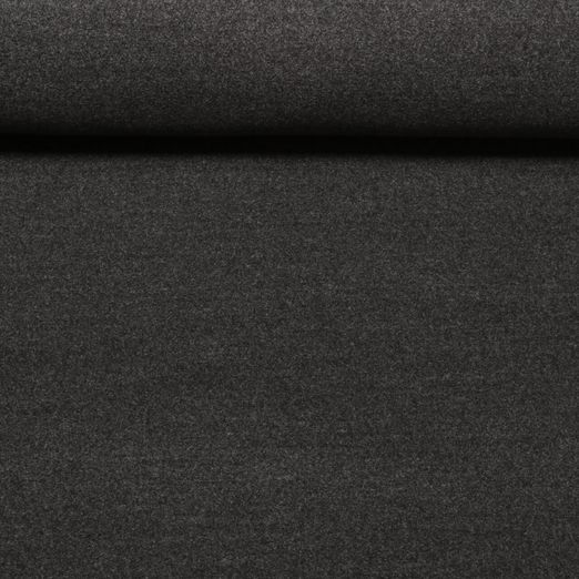 Mantelstoff London - Anthrazit Melange