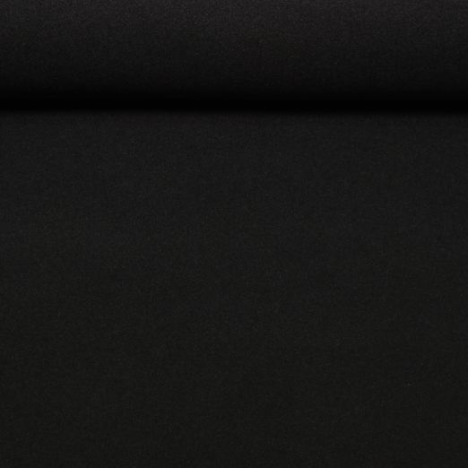 Tissu manteau London - Noir