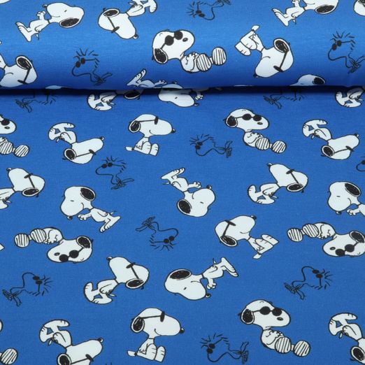 Jersey Impression digitale - Snoopy Bleu