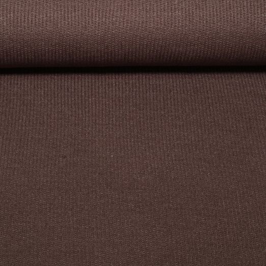 Jersey viscose tricoté Anastasia - Marron