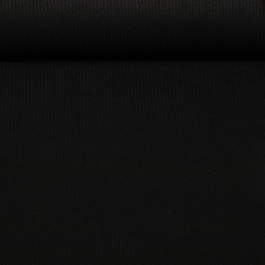 Jersey viscose tricoté Anastasia - Noir