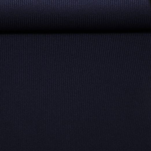 Jersey viscose tricoté Anastasia - Bleu marine