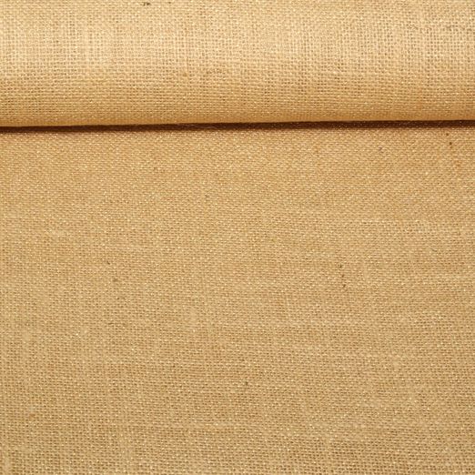 Jute Toile pour sacs - Marron naturel Doré
