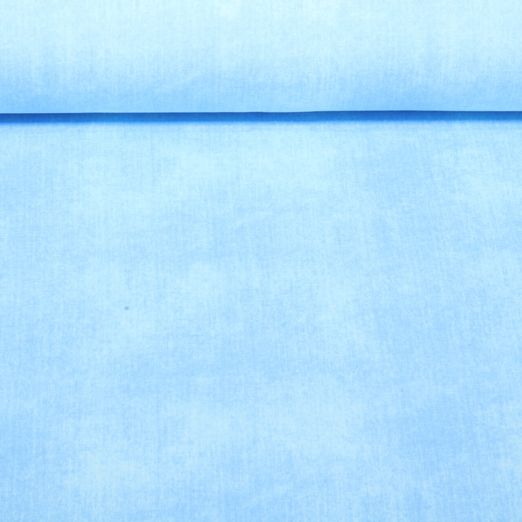Sweat d'été - French Terry épais Aspect jeans Bleu clair