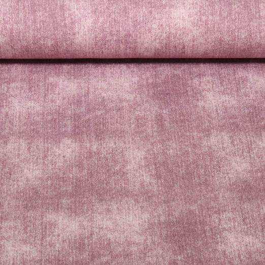 Sweat d'été - French Terry épais Aspect jeans Vieux mauve