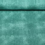 Sweat d'été - French Terry épais Aspect jeans Vert