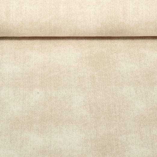 Sweat d'été - French Terry épais Aspect jeans Beige