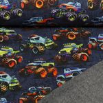 Polaire alpine - Monstertrucks Bleu jeans