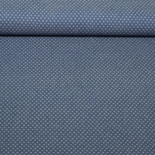 Jeans - Petits cercles Bleu foncé