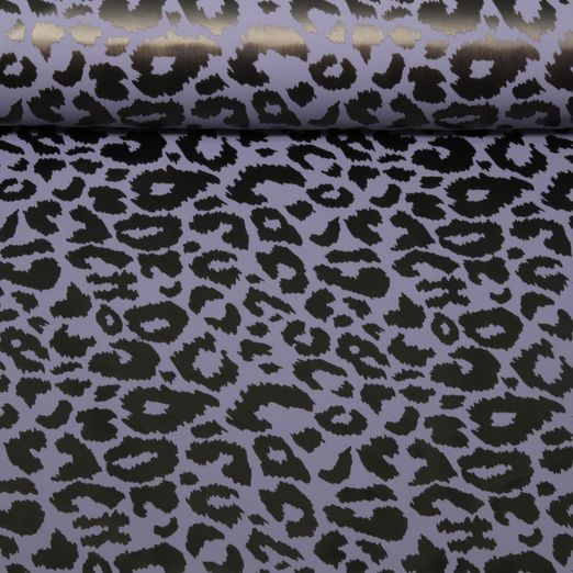 Tissu imperméable – Aqua Protect Impr. digitale Léopard Violet
