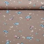 Jersey Impression digitale - Lilo & Stitch Monde Marron