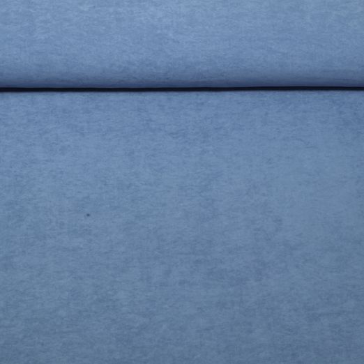Viscose Cupro - Crushed Bleu jeans uni