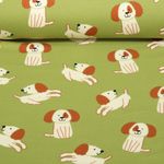 Sweat soft - Chiens rigolos Vert Gratté