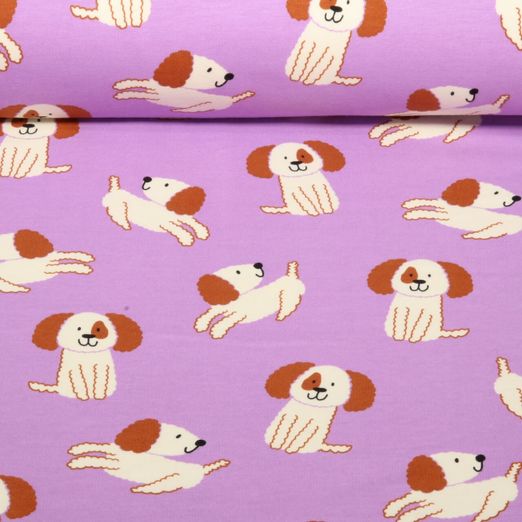 Sweat soft - Chiens rigolos Lilas Gratté