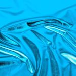 Tissu déguisement - Jersey foil Lamé Uni Turquoise