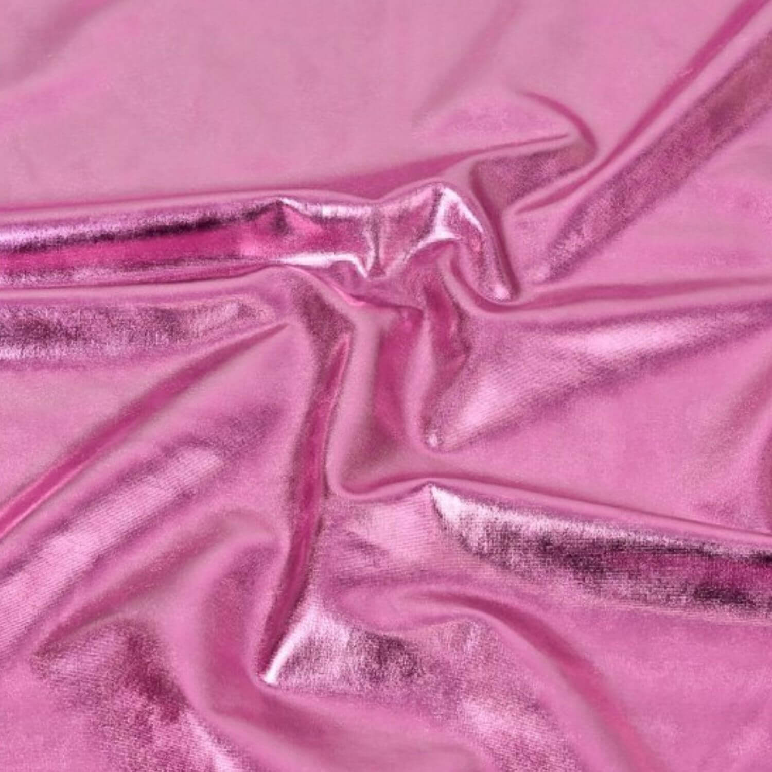 Tissu déguisement - Jersey foil Lamé Uni Rose-0 Tissu déguisement - Jersey foil Lamé Uni Rose-0