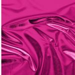 Tissu déguisement - Jersey foil Lamé Uni Rose vif