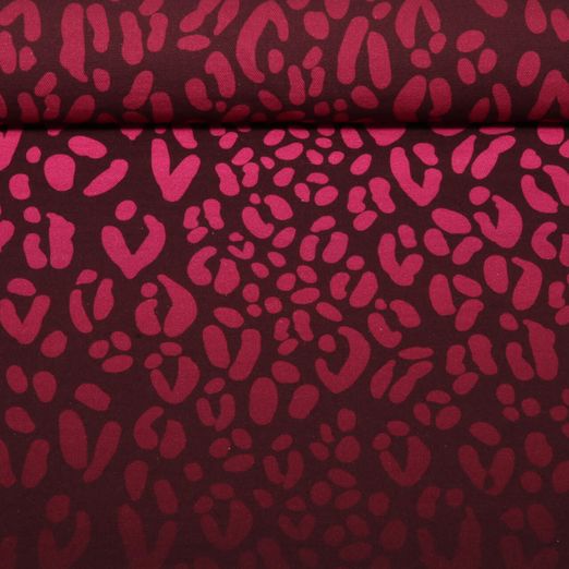Toile canevas bio - Hamburger Liebe Impression digitale Wild XMAS 2025 Safari Bordeaux