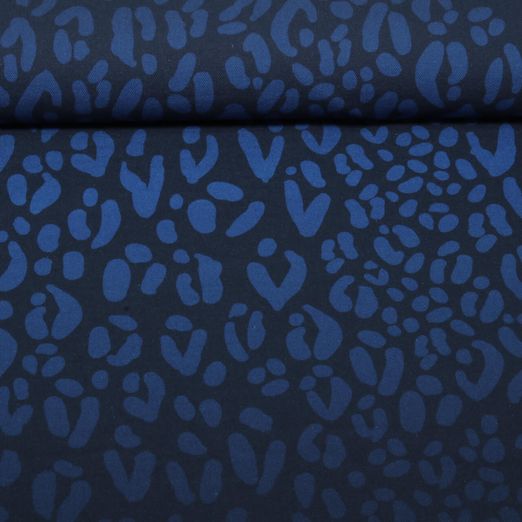 Toile canevas bio - Hamburger Liebe Impression digitale Wild XMAS 2025 Safari Bleu marine