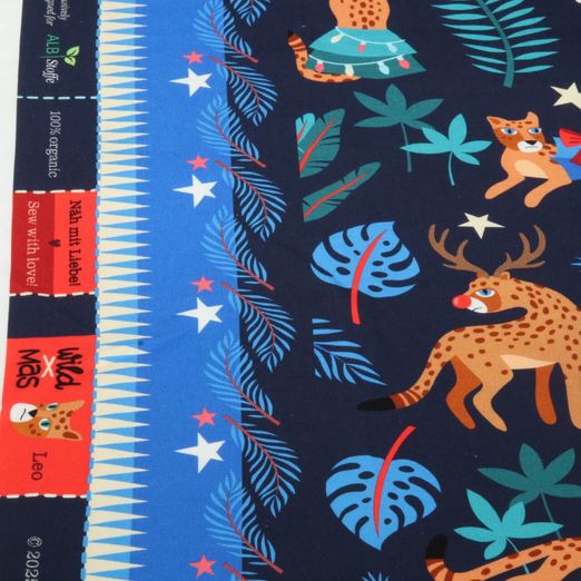 Bio Canvas - HHL Digitaldruck Wild XMAS 2025 Leo Navy