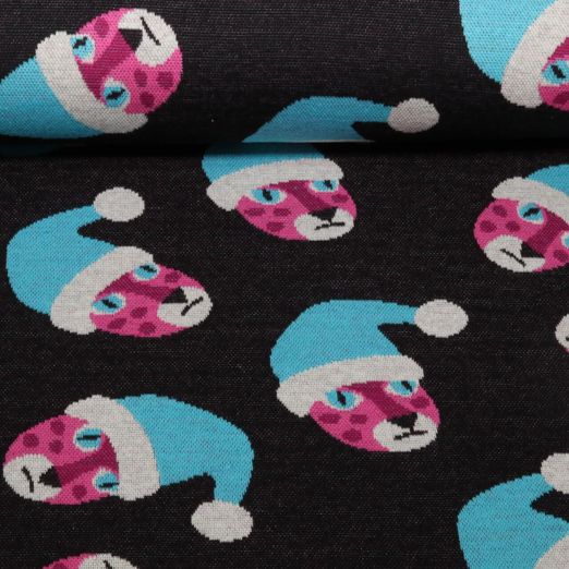 Bio Jacquard Jersey - HHL Wild XMAS 2025 Wild Santa Schwarz
