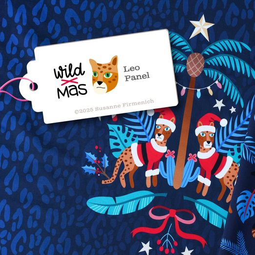Bio Sommersweat Panel - HHL Wild XMAS 2025 Leo Navy