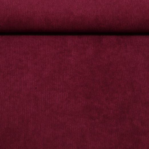 Velours côtelé 3mm Stretch Mike - Uni Myrtille