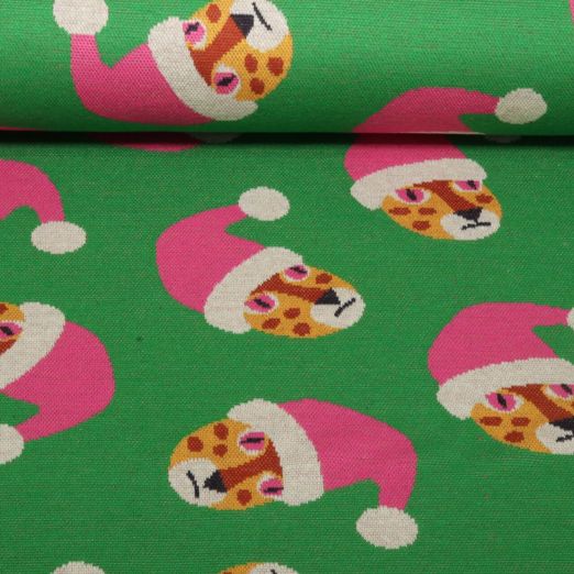 Bio Jacquard Jersey - HHL Wild XMAS 2025 Wild Santa Grün