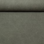 Toile canevas Stonewashed - Uni Vert militaire