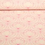 Seersucker – Cotton Vintage Blüten Ecru Rosa