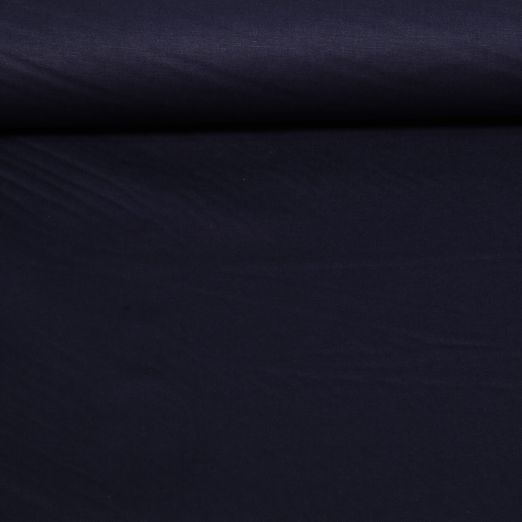 Toile légère Andi - Uni Bleu marine