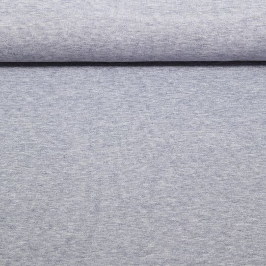 Strickjersey Marie - Blau Melange