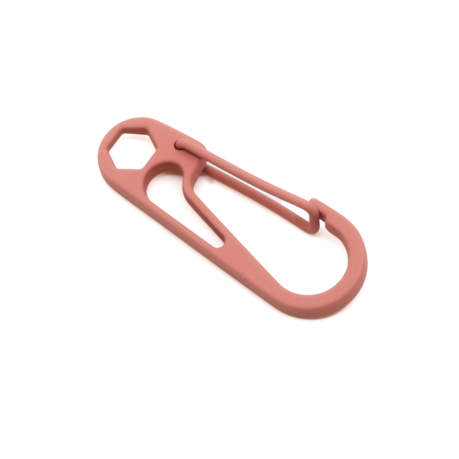 Metall Kordelkarabiner altrosa D213-0 Metall Kordelkarabiner altrosa D213-0