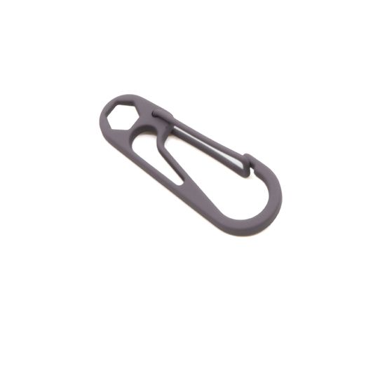 Mousqueton pour cordon - Gris foncé D306