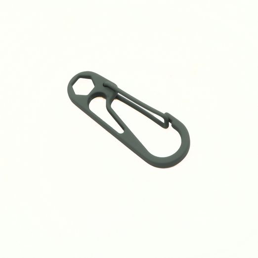 Mousqueton pour cordon - Vert foncé D190
