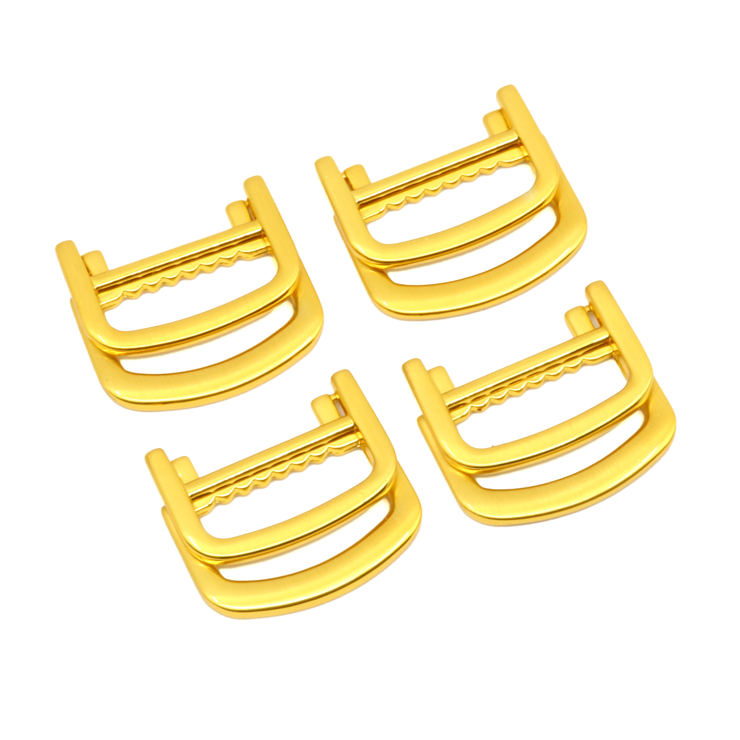Double anneau en D pliable 25 mm - Doré-1 Double anneau en D pliable 25 mm - Doré-1