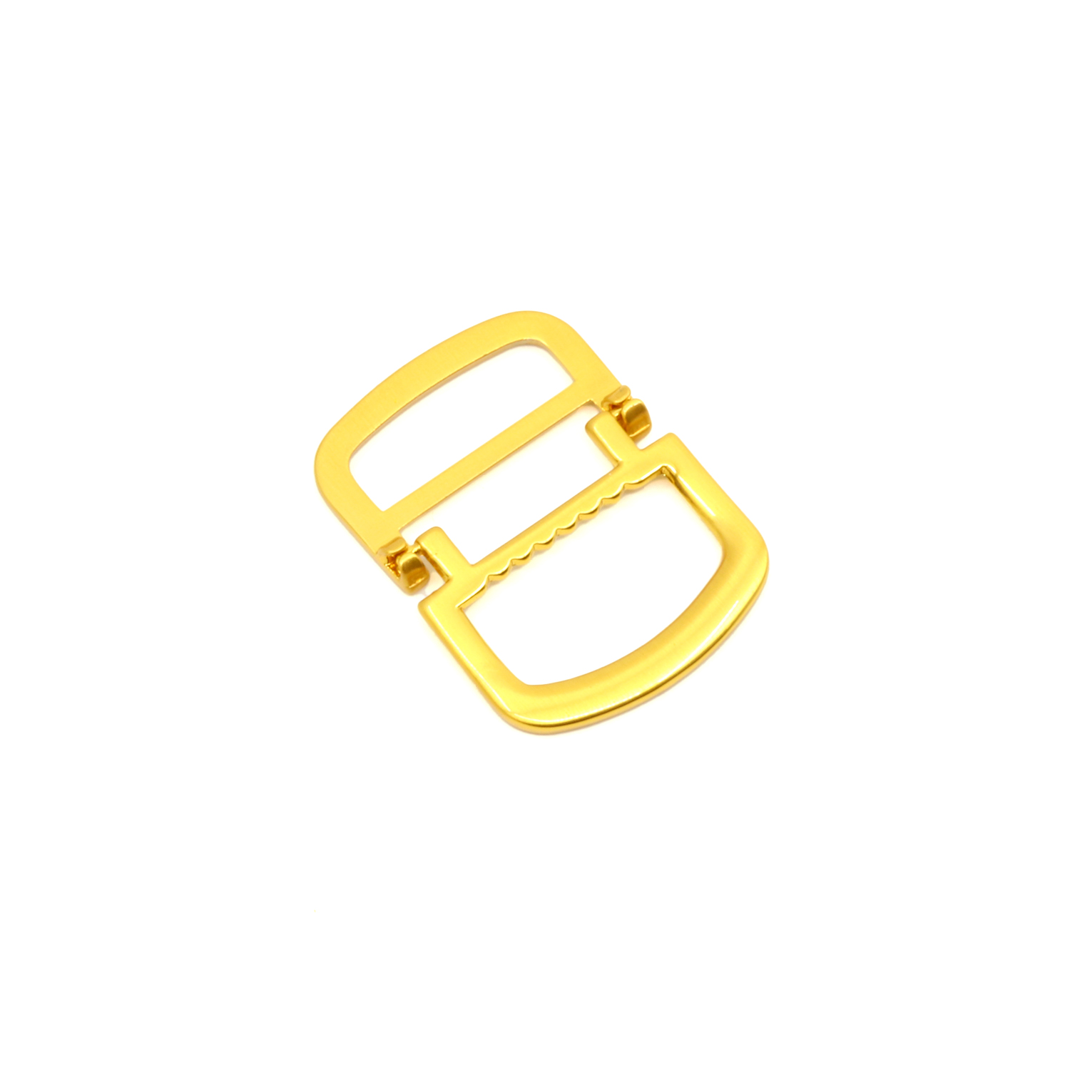 Double anneau en D pliable 25 mm - Doré-2 Double anneau en D pliable 25 mm - Doré-2