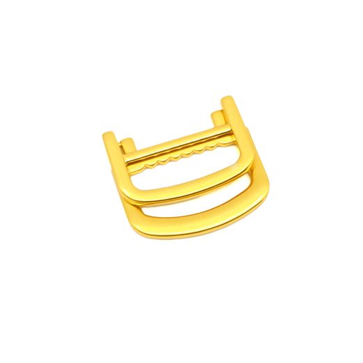 Double anneau en D pliable 25 mm - Doré Double anneau en D pliable 25 mm - Doré
