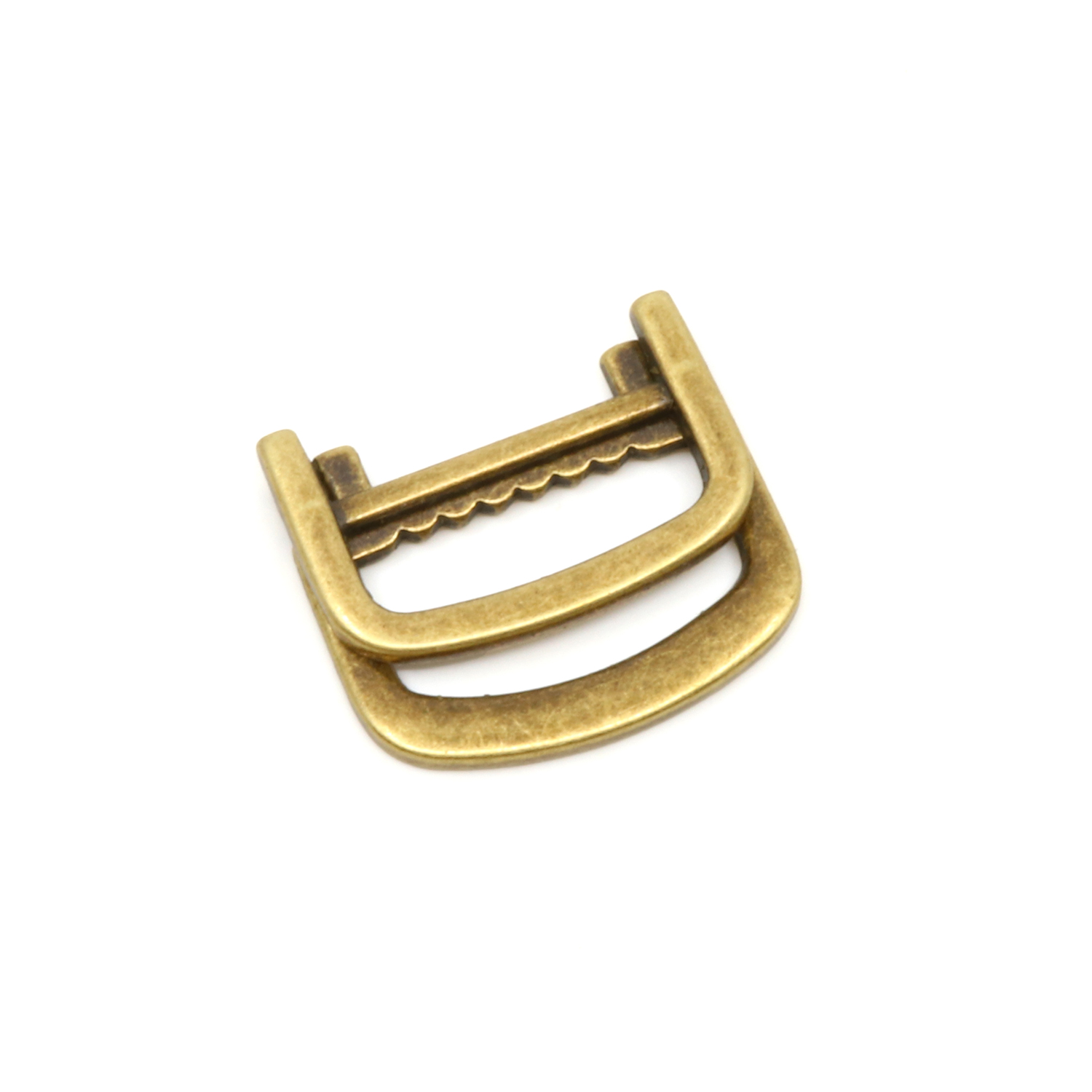 Double anneau en D pliable 25 mm - Laiton-0 Double anneau en D pliable 25 mm - Laiton-0