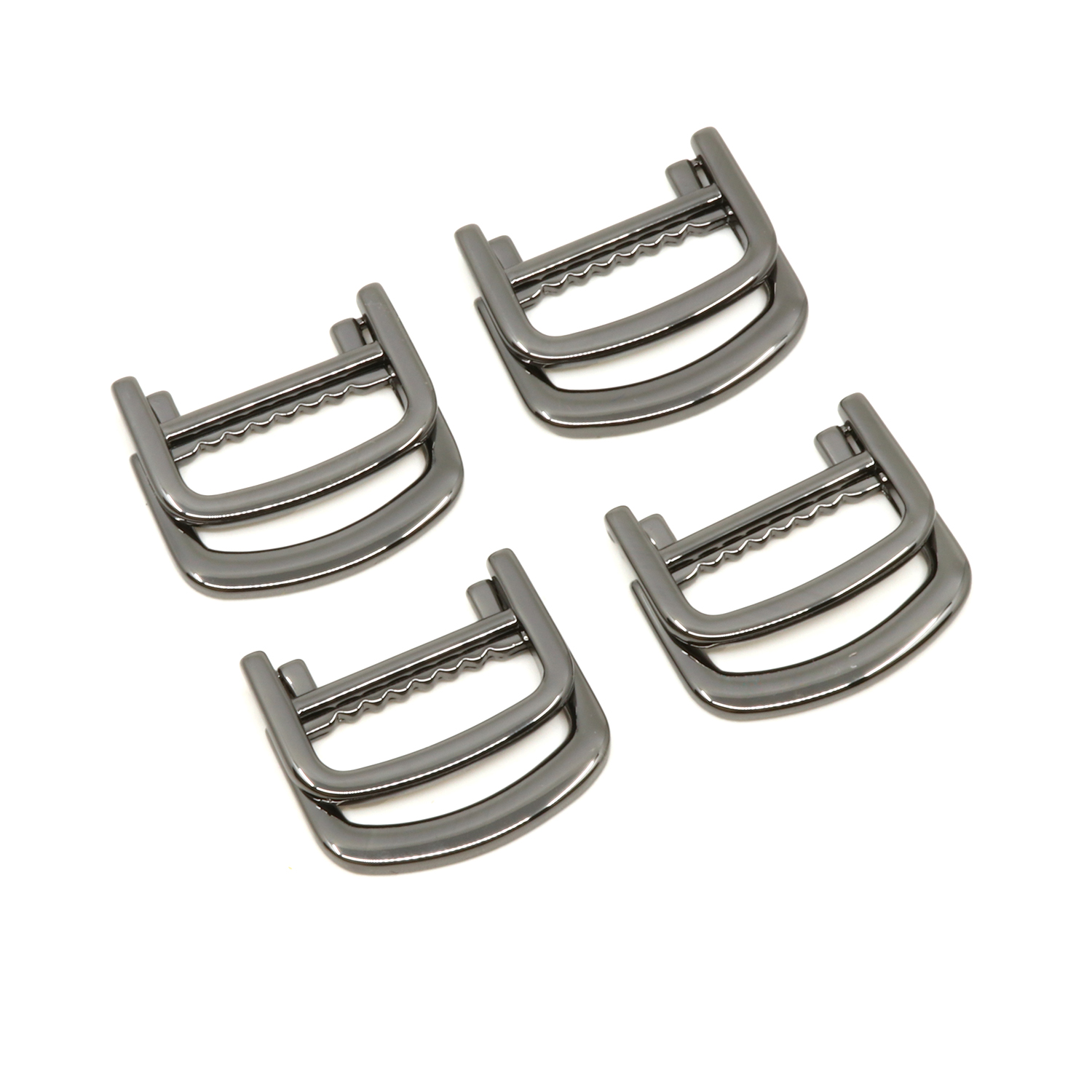 Klappbarer Doppel-D-Ring 25mm gunmetal-3 Klappbarer Doppel-D-Ring 25mm gunmetal-3