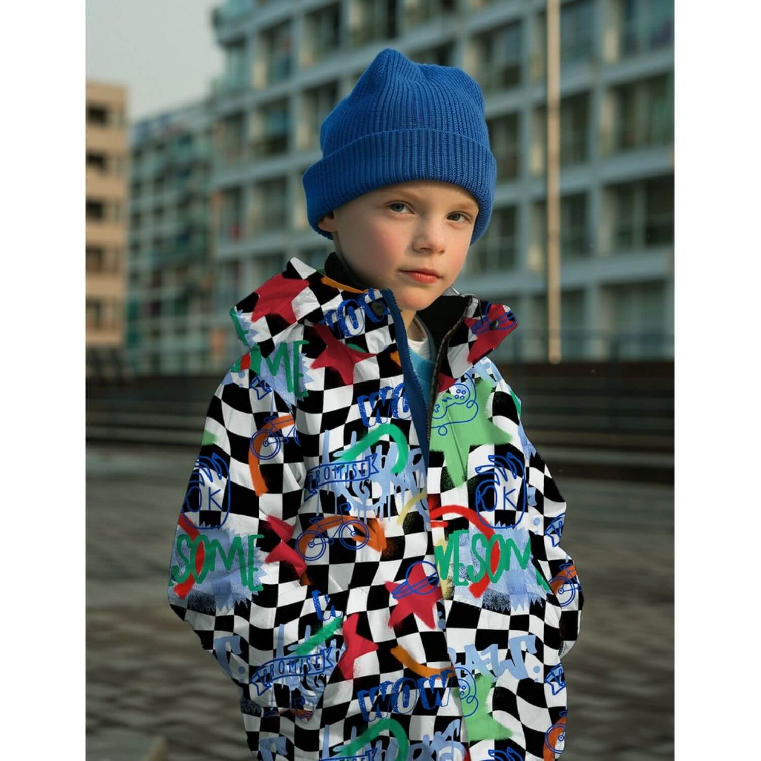 Softshell - Impression numérique Graffiti Multicolore-1 Softshell - Impression numérique Graffiti Multicolore-1